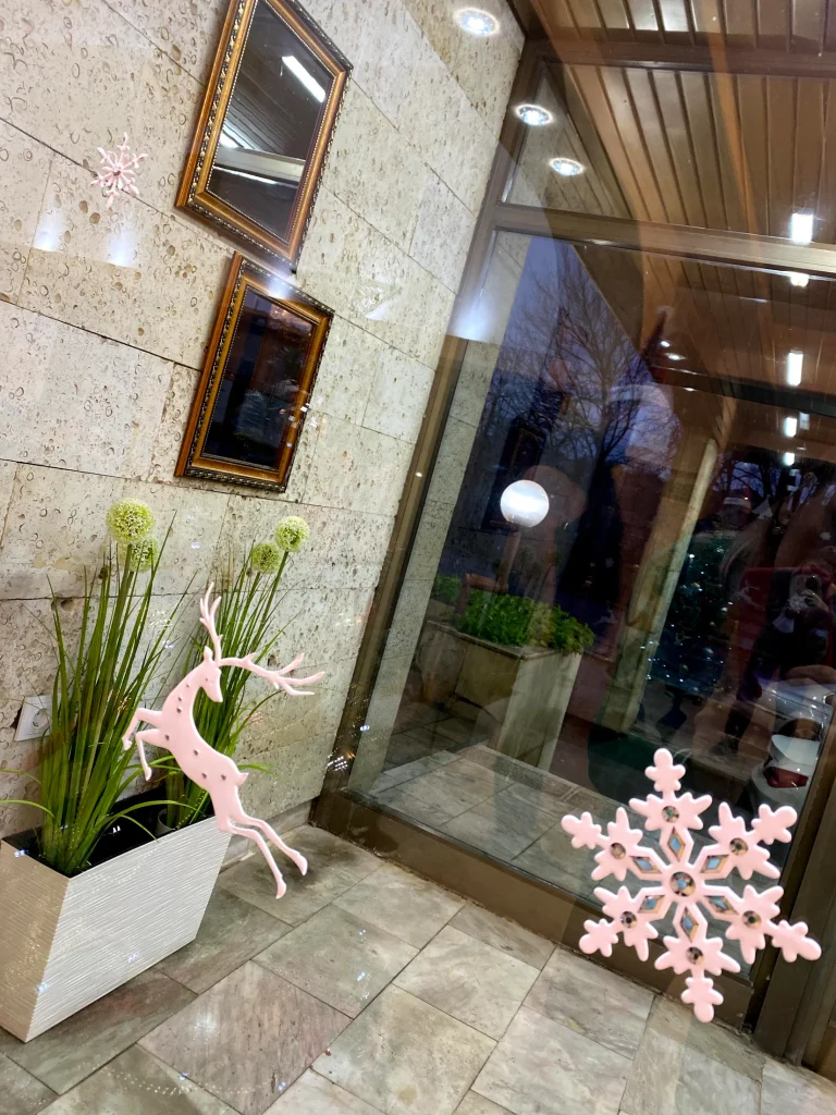 Hotel Loznitsa gallery – decorative interior detail